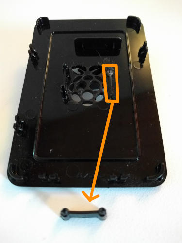 (raspberry pi refroidissement). Modification du couvercle du boitier