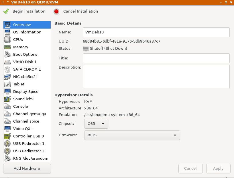 Kernel Virtual Machine: étape 8 sur 8