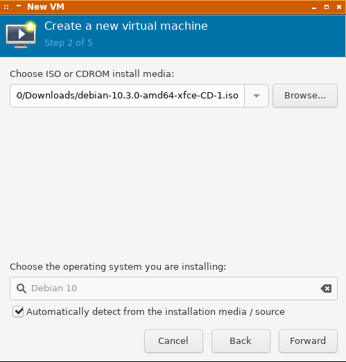 Kernel Virtual Machine: étape 4 sur 8