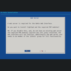 Installation du serveur Web